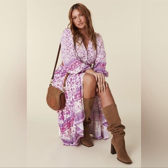 Spell Vista Crossbody Leather/ Suade Bag in Brown NWT - Picture 10 of 10